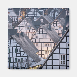 Fachwerkhäuser in Freudenberg Magnet