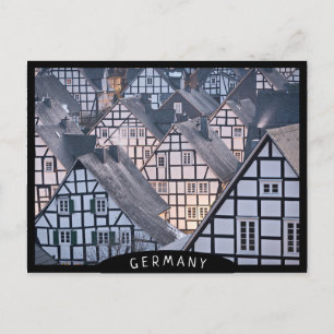 Fachwerkhäuser in Freudenberg Postkarte