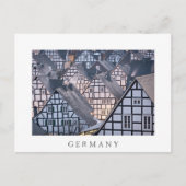 Fachwerkhäuser in Freudenberg Postkarte (Vorderseite)