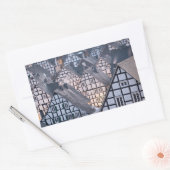 Fachwerkhäuser in Freudenberg Rechteckiger Aufkleber (Umschlag)