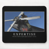 Fachwissen: Inspiration Zitat Mousepad (Vorne)