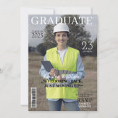 Fachzeitschrift Engineering Foto Abschluss Einladung (Vorderseite)