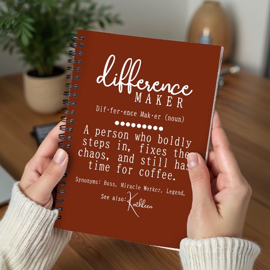 Fachzeitschrift für Boss-Wertschätzung, Arbeitsges Notizblock