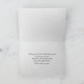 Fachzeitschrift für Strand und Beileid Karte (Innenseite)