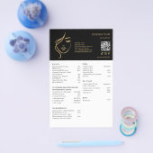 FACIAL TREATMENTS Beauty Salon flyer (Einzeln)
