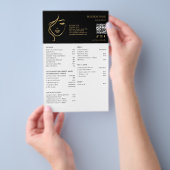 FACIAL TREATMENTS Beauty Salon flyer (Handgriff)