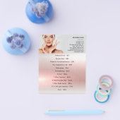 FACIEBEHANDLUNGEN Schönheitssalon 4.5"x5.6" Flyer (Einzeln)