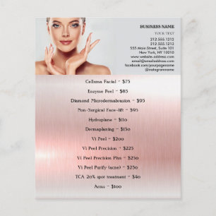 FACIEBEHANDLUNGEN Schönheitssalon 4.5"x5.6" Flyer