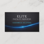 Facility Building Services QR Code Visitenkarte (Vorderseite)