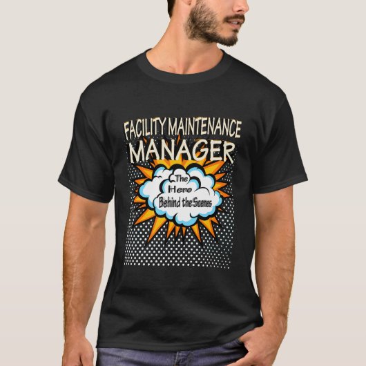 Facility Maintenance Manager - Funny Hero Job T-Shirt (Vorderseite)