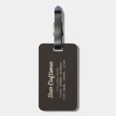 Facility Manager oder Janitor- und Pflegegeschenk Gepäckanhänger (Rückseite vertikal)