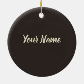 Facility Manager oder Janitor- und Pflegegeschenk Keramik Ornament (Hinten)