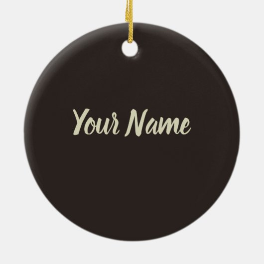 Facility Manager oder Janitor- und Pflegegeschenk Keramik Ornament (Hinten)