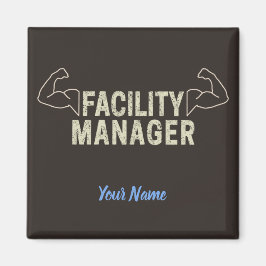 Facility Manager oder Janitor- und Pflegegeschenk Magnet
