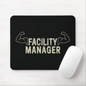 Facility Manager oder Janitor- und Pflegegeschenk Mousepad (Mit Mouse)