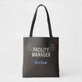 Facility Manager oder Janitor- und Pflegegeschenk Tasche (Vorderseite)