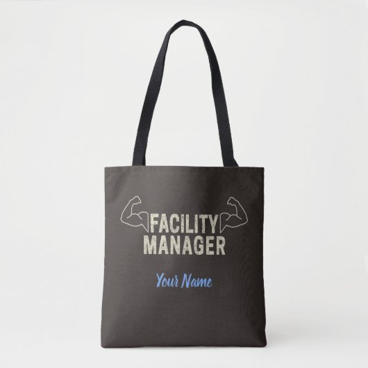 Facility Manager oder Janitor- und Pflegegeschenk Tasche (Vorderseite)