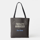 Facility Manager oder Janitor- und Pflegegeschenk Tasche (Rückseite)