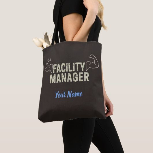 Facility Manager oder Janitor- und Pflegegeschenk Tasche (Von Nahem)