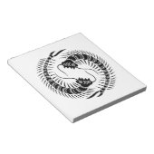 Facing Centipedes Circle Notizblock (angewinkelt)