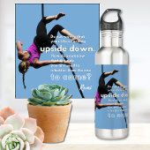 Facing Change Inspirational Edelstahlflasche