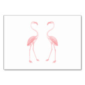 Facing Flamingos Tischnummer (Vorderseite)