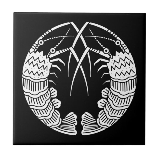 Facing Spiny Lobsters Fliese (Vorderseite)