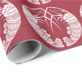 Facing Spiny Lobsters Geschenkpapier (Rolleneckpunkt)