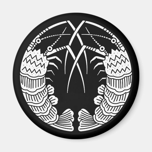 Facing Spiny Lobsters Magnet (Vorne)
