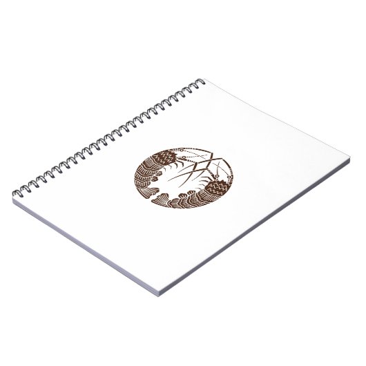 Facing Spiny Lobsters Notizblock (Linke Seite)