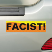 FACIST! AUTOAUFKLEBER (Auf Auto)
