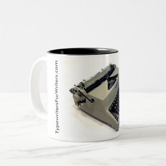 Facit TP1 Schreibmaschine Zweifarbige Tasse (Vorderseite Links)