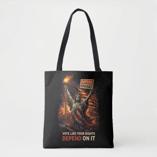 Fackel der Demokratie Tasche (Vorderseite)
