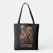 Fackel der Demokratie Tasche (Rückseite)