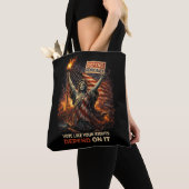Fackel der Demokratie Tasche (Von Nahem)
