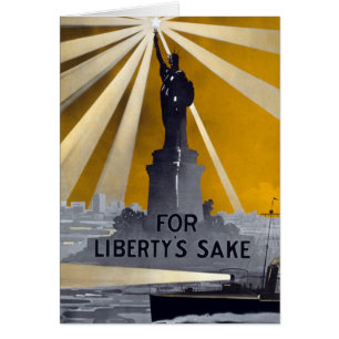 Fackel der Freiheitsstatue und US Navy im Zweiten