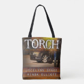 Fackel-Taschentasche Tasche (Rückseite)