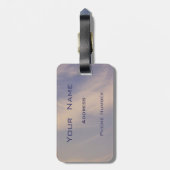 Fackel-Turm in Doha Gepäckanhänger (Rückseite vertikal)