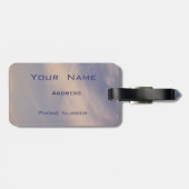 Fackel-Turm in Doha Gepäckanhänger (Rückseite horizontal)