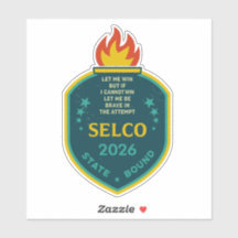 Fackel und Eid-Aufkleber