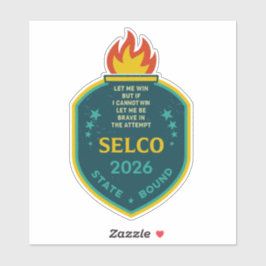 Fackel und Eid-Aufkleber Aufkleber