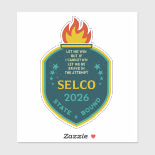 Fackel und Eid-Aufkleber Aufkleber