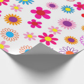 Fackelpapier für Funky-Blume Geschenkpapier (Ecke)