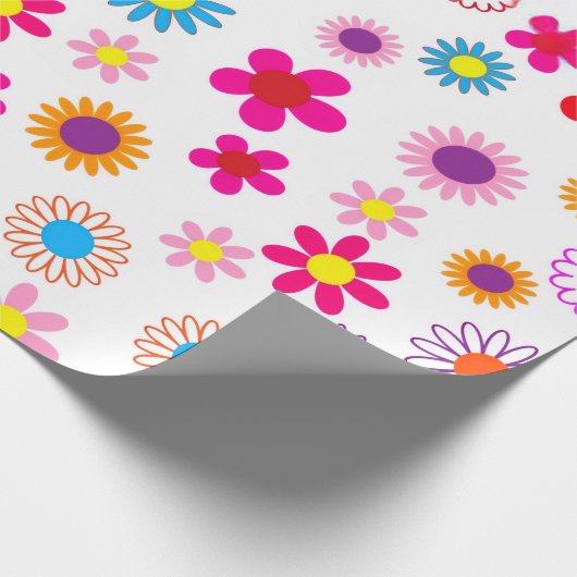 Fackelpapier für Funky-Blume Geschenkpapier (Ecke)