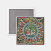 Facsimile Kopie der Genesis 2:22 Gott erschuf Eva, Magnet (Vorderseite/Rückseite)