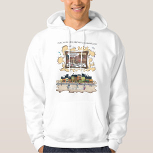 Fact Checker Absurde Wortwitz Humor Weiße Kapuze Hoodie