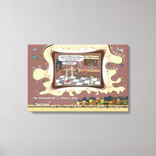 Fact Checkers | Absurd Wordplay Humor 24x16 Leinwanddruck (Vorderseite)