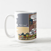 Fact Checkers | Absurd Wordplay Humor Classic Kaffeetasse (Links)