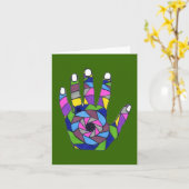 Factecard Karte (Gelbe Blume)