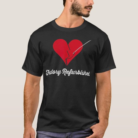 Factory renoviert Funny Open Heart Operation T-Shirt (Vorderseite)